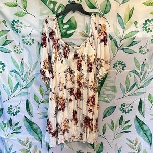 Torrid Floral Ivory Dress 2